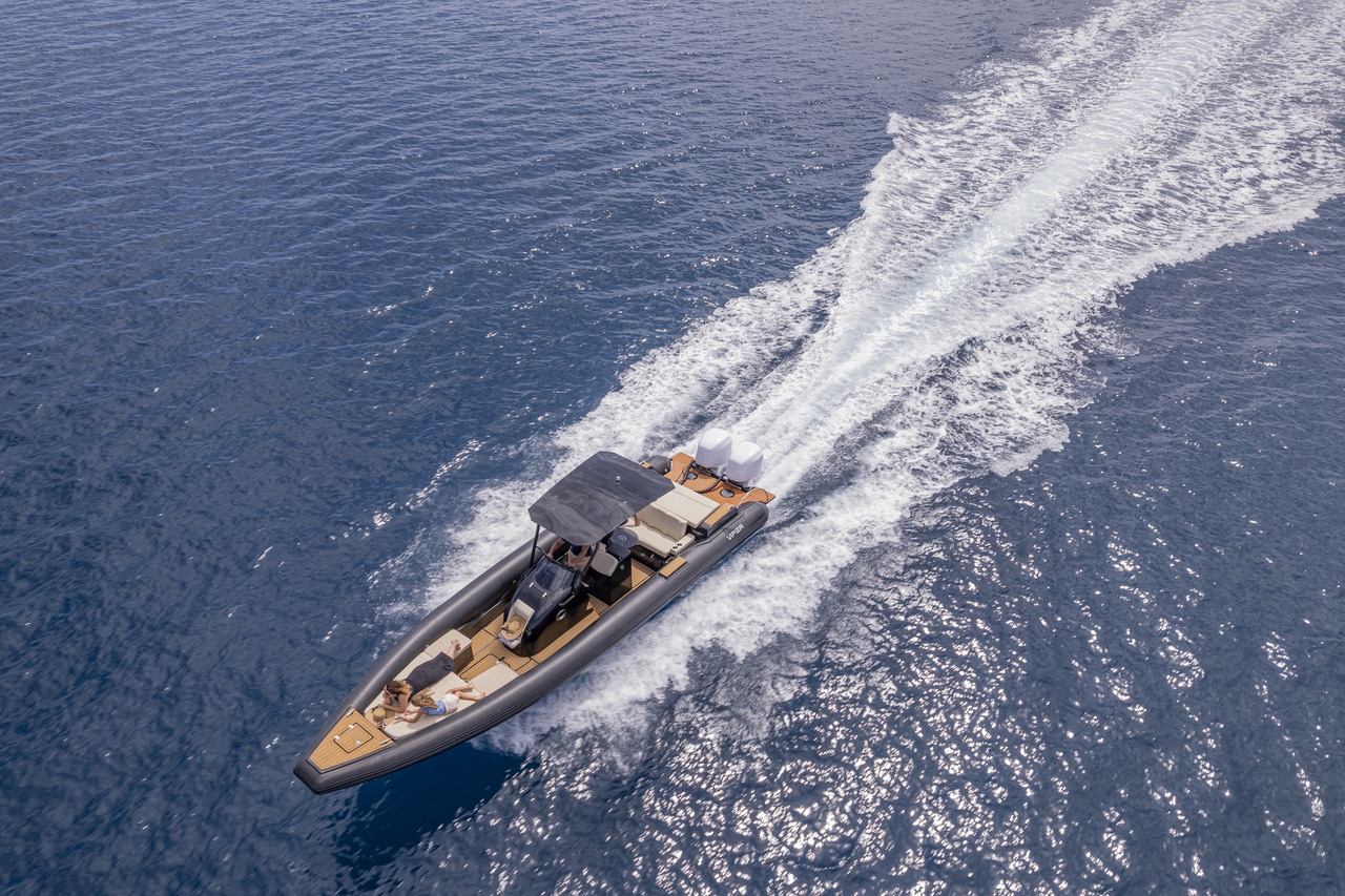 Aerial view of Antipaxos beaches